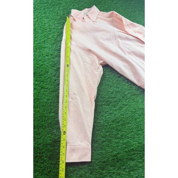 Ralph Lauren Men’s 15-32 Pink Oxford Button Down Shirt Yarmouth 100% Cotton Polo - Picture 4 of 9